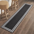thumbnail image 1 of VHC Brands Down Home Indoor Rug/Runner Rect 22x96, Polyester Area Rug, Accent Rug, Floor Decor, Down Home Collection, Rectangle 22x96, Country Black, 1 of 5