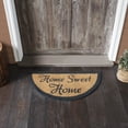 thumbnail image 1 of VHC Brands Home Sweet Home Coir Rug Half Circle 16.5x33, 1 of 5
