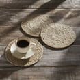 thumbnail image 1 of VHC Brands Jute Trivet 8 Set of 3, Jute Dining Room, Kitchen Trivet, Pot Holder, Hot Pads, Natural Jute Collection, Round 8x8, Natural, 1 of 3