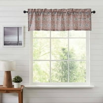 VHC Brands Kaila Country Cottage Vintage Floral Kitchen Curtain Valance 16x60