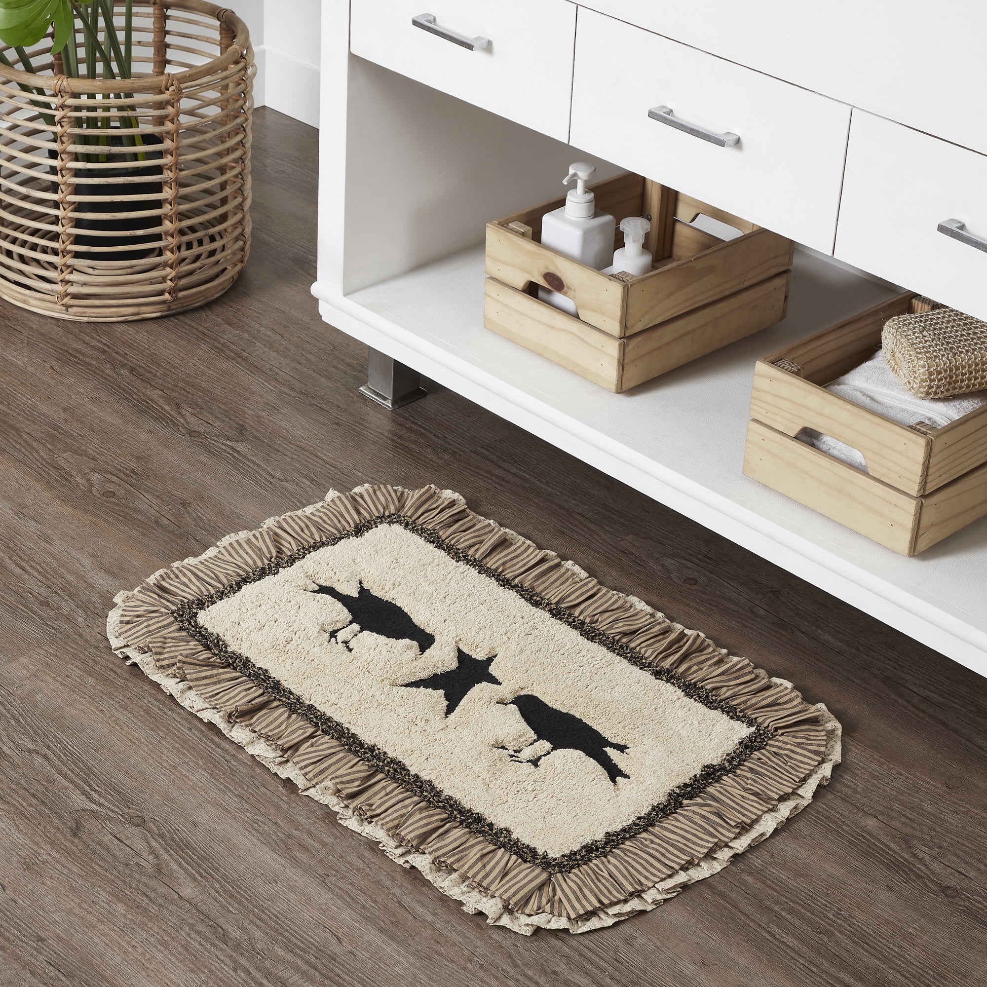 VHC Brands Kettle Grove Bath Mat 20x30