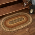 thumbnail image 1 of VHC Brands Kettle Grove Jute Oval Area Rug Primitive Country Style Detached Non Skid Pad 24x36, 1 of 11