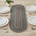 thumbnail image 1 of VHC Brands Multi Jute Oval Table Runner Woven Farmhouse Decor Coasters 12x36 Inches, 1 of 1