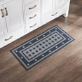 thumbnail image 1 of VHC Brands My Country Indoor Rug Rect 17x36, Polyester Area Rug, Accent Rug, Floor Decor, My Country Collection, Rectangle 17x36, Deep Indigo, 1 of 1