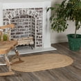 thumbnail image 1 of VHC Brands Natural Jute Oval Rug w Rug Pad Asstd Sizes (Oval 27"x48"), 1 of 7
