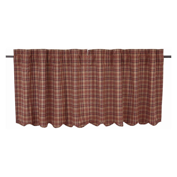 VHC Brands Parker Lined Tier Curtain