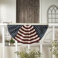 thumbnail image 1 of VHC Brands Patriotic My Country Stars & Stripes Bunting Flag 18x36, Fourth of July Decoration, Independence Day Decor, Decorative Banner with Grommet Holes, 1 of 5