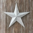 thumbnail image 1 of VHC Brands Patriotic Faceted Metal Star Galvanized Wall Hanging 24x24, Independence Day Decor, American Star Design, Distressed Appearance Metal Wall Hanging, Star Shape, Country, Metal Grey, 1 of 6