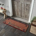 thumbnail image 1 of VHC Brands Patriotic Stripes Coir Welcome Rug Rect 17x48, 1 of 5
