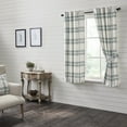 thumbnail image 1 of VHC Brands Pine Grove Plaid Short Curtain Panel, Green, 63x36, Set of 2, 1 of 7