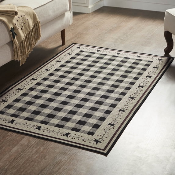 VHC Brands Pip Vinestar Indoor Rug Rect 36x60, Polyester Area Rug, Accent Rug, Floor Decor, Pip Vinestar Collection, Rectangle 36x60, Natural