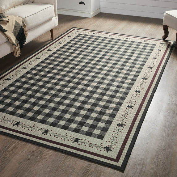 VHC Brands Pip Vinestar Indoor Rug Rect 60x96, Polyester Area Rug, Accent Rug, Floor Decor, Pip Vinestar Collection, Rectangle 60x96, Natural