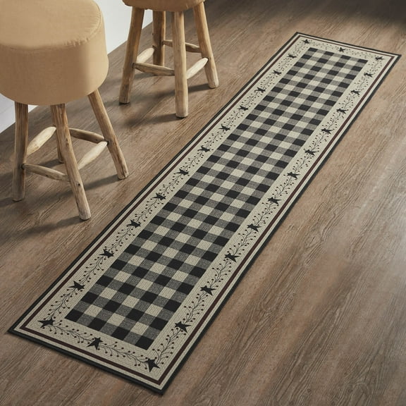 VHC Brands Pip Vinestar Indoor Rug/Runner Rect 22x96, Polyester Area Rug, Accent Rug, Floor Decor, Pip Vinestar Collection, Rectangle 22x96, Natural