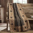 thumbnail image 1 of VHC Brands Pip Vinestar Quilted Throw 50x60, Bedroom and Living Room Decor, Blanket, Cotton, Pip Vinestar Collection, Rectangle 60x50, Natural, 1 of 3