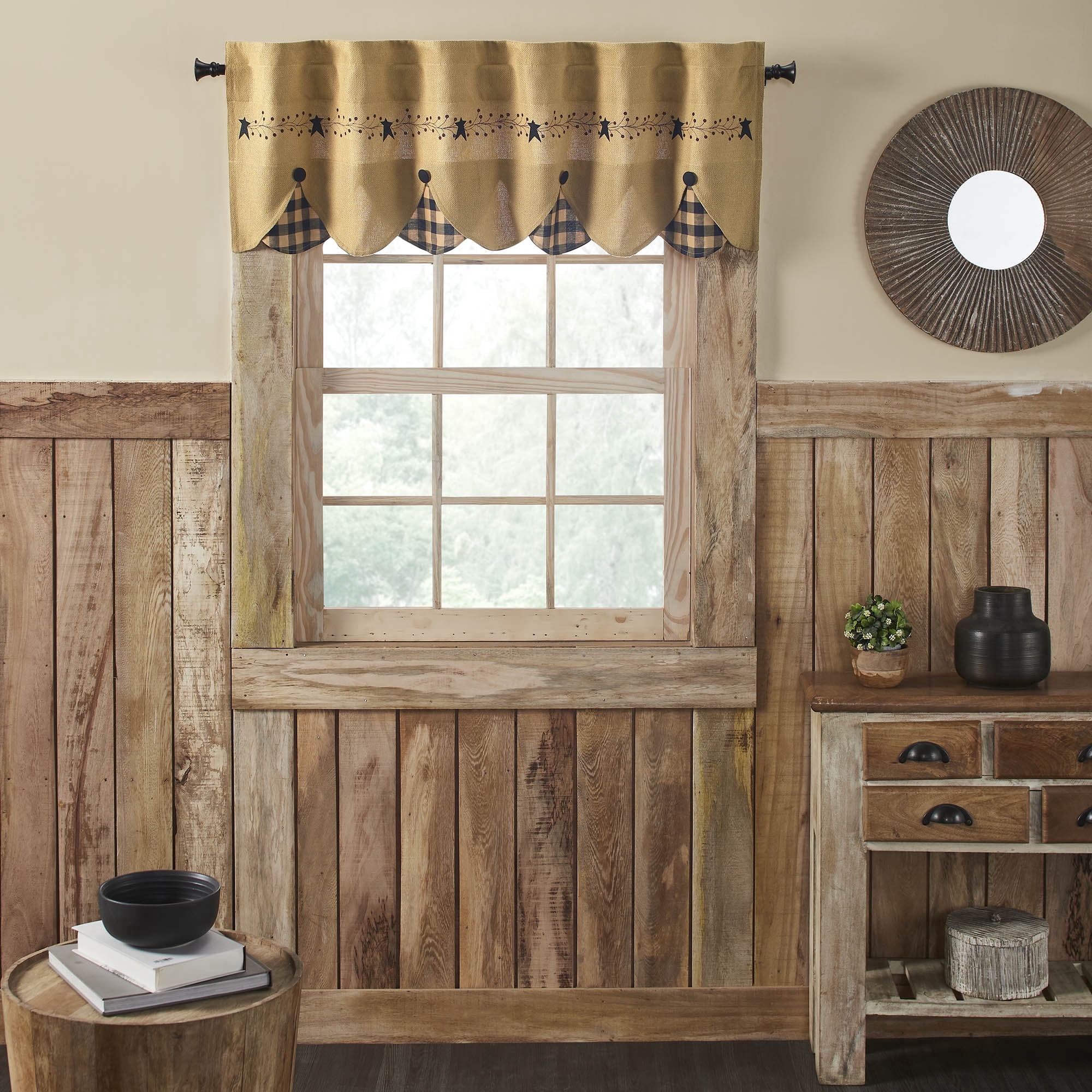 VHC Brands Pip Vinestar Valance