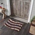 thumbnail image 1 of VHC Brands RWB Flag Stripes Coir Welcome Rug Rect 20x30, 1 of 5