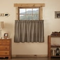 thumbnail image 1 of VHC Brands Rustic & Lodge Kitchen Window Curtains-Wyatt Tan Tier Pair, L36 x W36, 1 of 7