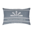 thumbnail image 1 of VHC Brands Sawyer Mill 14x22" Rectangular Throw Pillow, Windmill, Blue, 1 of 5