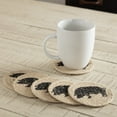 thumbnail image 1 of VHC Brands Sawyer Mill Charcoal Table Décor, Coaster Set, Pig, 1 of 6