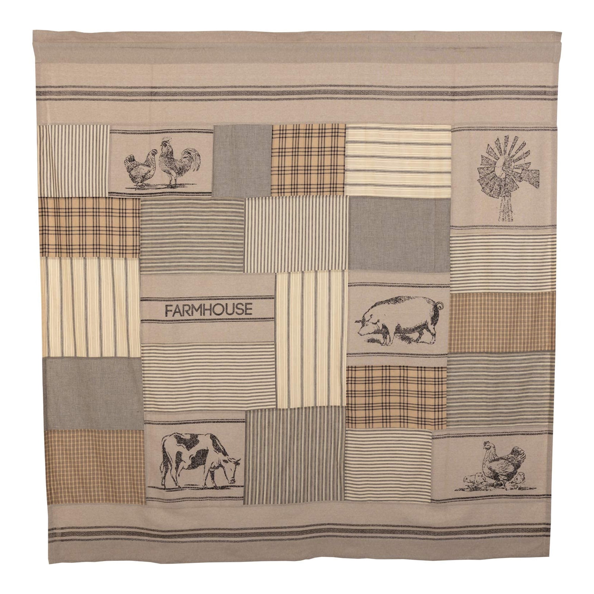 VHC Brands Sawyer Mill Shower Curtain