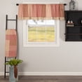thumbnail image 1 of VHC Brands Sawyer Mill Curtain, Valance 19x72, Red Country, 1 of 7