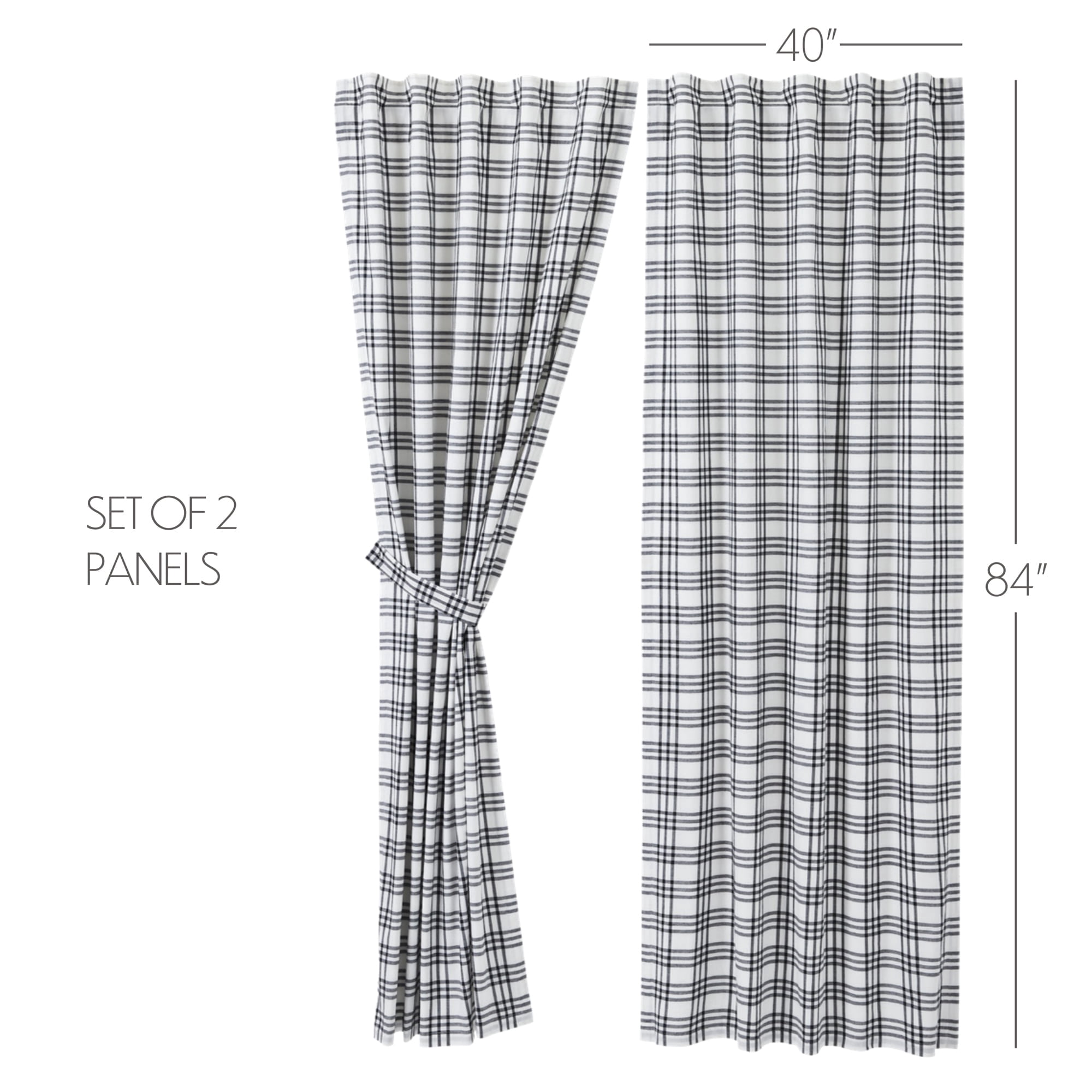VHC Brands Sawyer Mill Plaid Panel - Thumbnail 5