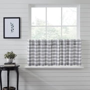 VHC Brands, Sawyer Mill Plaid Tier, Black, 24x36, Set of 2 C80