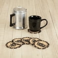 thumbnail image 1 of VHC Brands Sawyer Mill Charcoal 100% Jute Braided Coaster Set 6 pcs, Plow, 1 of 7