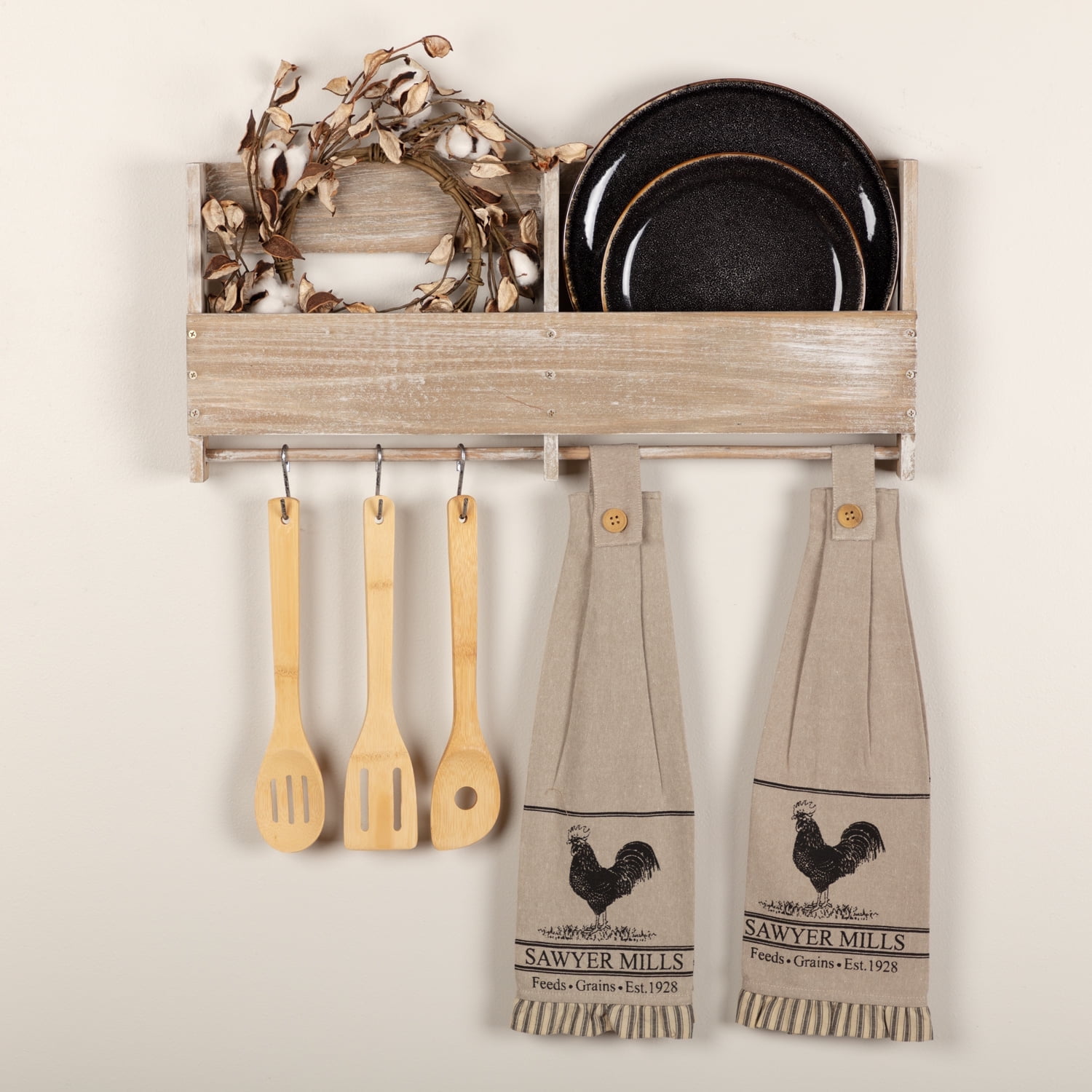 VHC Brands Sawyer Mill Poultry Tea Towel - Thumbnail 4