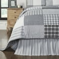 thumbnail image 1 of VHC Brands, Sawyer Mill Striped King Bed Skirt, Black, 78x80x16, 1 of 5