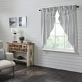 thumbnail image 1 of VHC Brands, Sawyer Mill Ticking Stripe Prairie Panel, Black, 63x36x18, Set of 2, 1 of 7