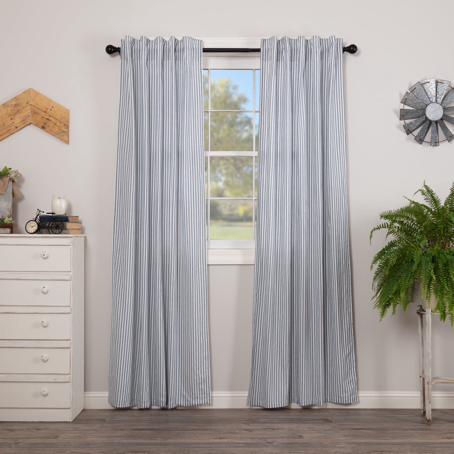 VHC Brands Sawyer Mill Window Curtain Panel - Thumbnail 2