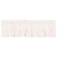 thumbnail image 1 of VHC Brands Simple Life 16 x 72 In Ruffled Valance Accent Curtain, White, 1 of 5