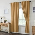 thumbnail image 1 of VHC Brands Simple Life Flax, Farmhouse Curtain Panels, Khaki, 96x40, Set of 2, 1 of 11