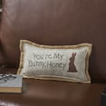 thumbnail image 1 of VHC Brands Spring In Bloom You're My Bunny Honey Pillow 7x13, Cotton Pillow With Polyester Pillow Fill, Decorative Throw Pillow, Spring In Bloom Collection, Rectangle 7x13, Natural, 1 of 3