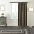 thumbnail image 1 of VHC Brands Tea Cabin Green Plaid Blackout Panel 84x50, 1 of 3