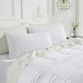 thumbnail image 1 of VHC Brands Waffle Weave White King Size Sham Set of 2 20x36, Decorative Throw Pillow Covers / Shams, Boho Farmhouse Bedroom Decor, 1 of 3