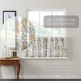 thumbnail image 1 of VHC Brands Wilder, Farmhouse Cafe Tier Curtain, Floral, Blue & Green, 24x36, Set of 2, 1 of 6