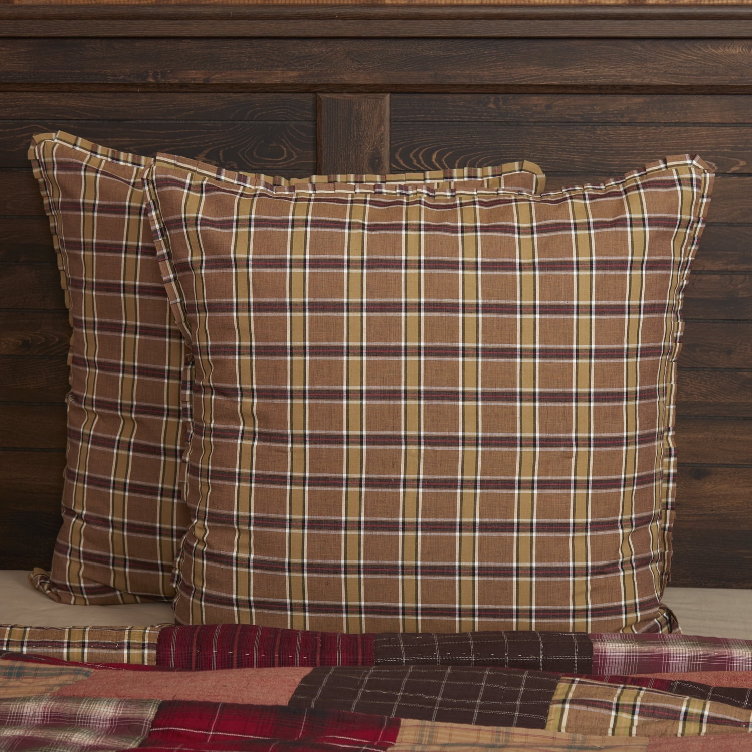VHC Brands Wyatt Fabric Euro Sham - Thumbnail 3