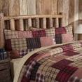 thumbnail image 1 of VHC Brands Wyatt Bedding Accessory, King Sham 21x37, Patchwork Tan, 1 of 5