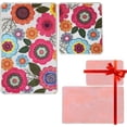thumbnail image 1 of VHD 2 Pieces Floral Non-Slip Digital Print Bathroom Rug & 2 Pieces Plush Ultra-Soft Bath Mats - Machine-Washable Water Repellent Mat Set for Bathroom Floor (20'x 24' & 24'x 40') (Galvin - Pink), 1 of 9