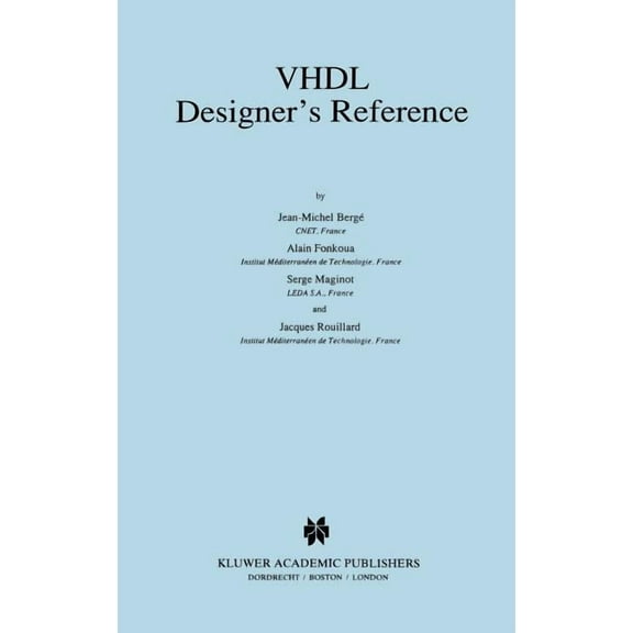 VHDL Designer's Reference, (Hardcover)