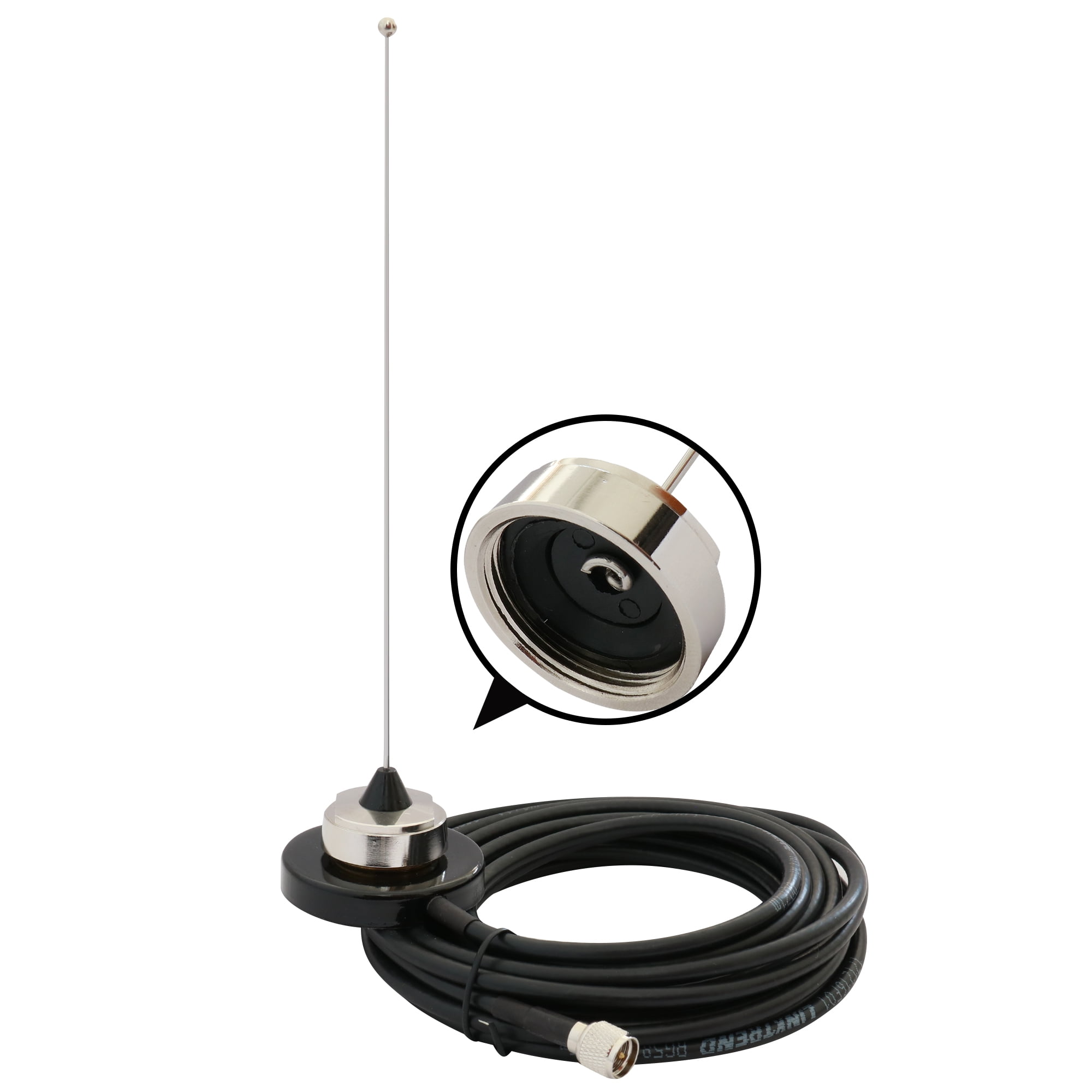 Kuuleyn Câble de montage d'antenne, câble de montage NMO pour autoradio de voiture - Antenne de
