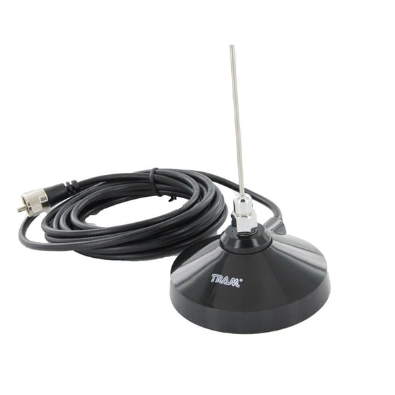 VHF Tunable Antenna With 3 1/4" Magnet Mount Coax PL259 For Mobile Radio. TRA 1100
