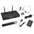 VHF Wireless Microphone Receiver System with Independent Volume Control