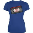 thumbnail image 1 of VHS And Chill Funny Juniors Soft T Shirt Royal X-LG, 1 of 1