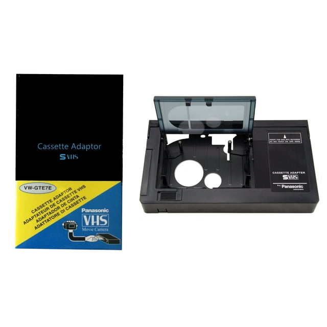 VHS C MOTORIZED CASSETTE ADAPTER CAMCORDER PLAY VHSC VIDEO TAPE ON VHS VCR PLAYER FOR JVC RCA