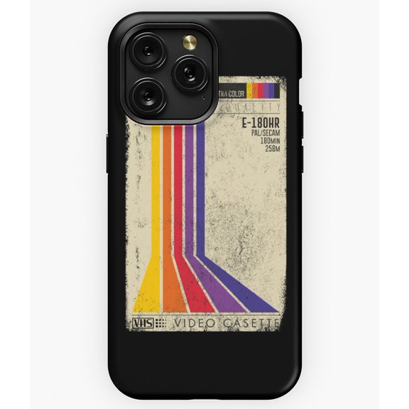 VHS Classic Retro Video Home System Graphic A10583 Phone Case for iPhone 11 to 17 Pro Max