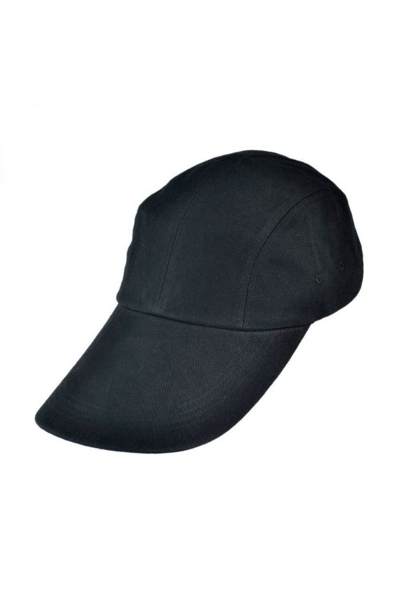 VHS Long Bill Adjustable Baseball Cap - ADJUSTABLE - Black