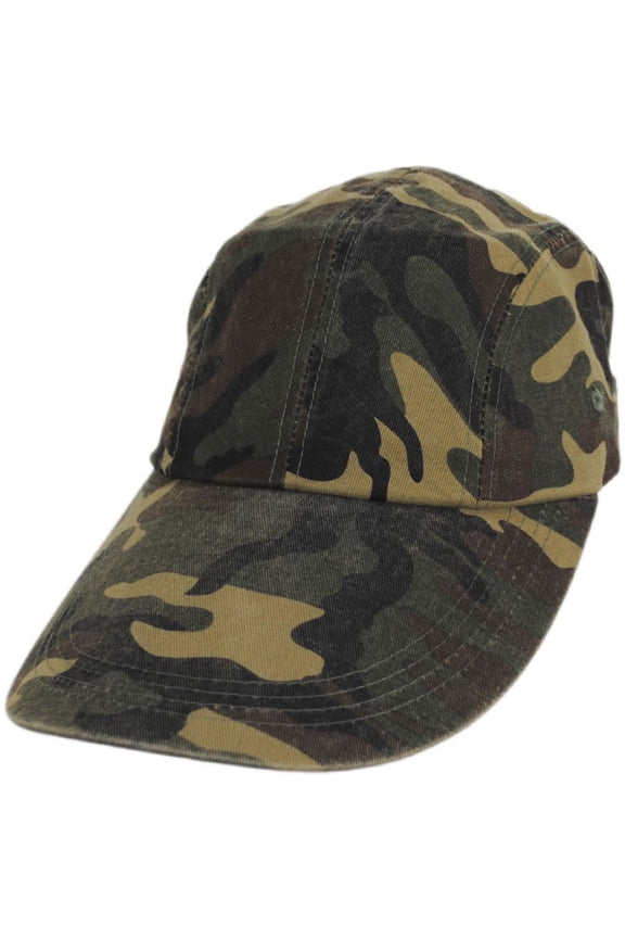 VHS Long Bill Adjustable Baseball Cap - ADJUSTABLE - Camouflage